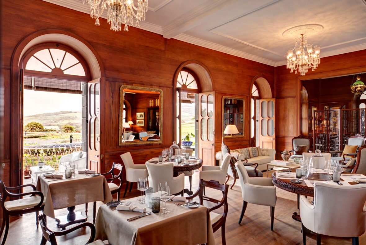 Le Telfair Golf & Wellness Resort,Mauritius, Chateau de bel Ombre restaurant