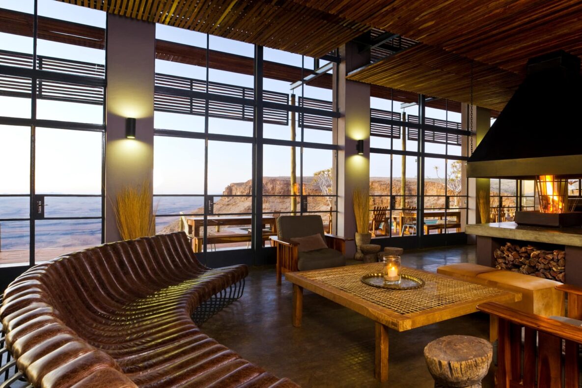 Fish River Lodge,Namibië,loungen