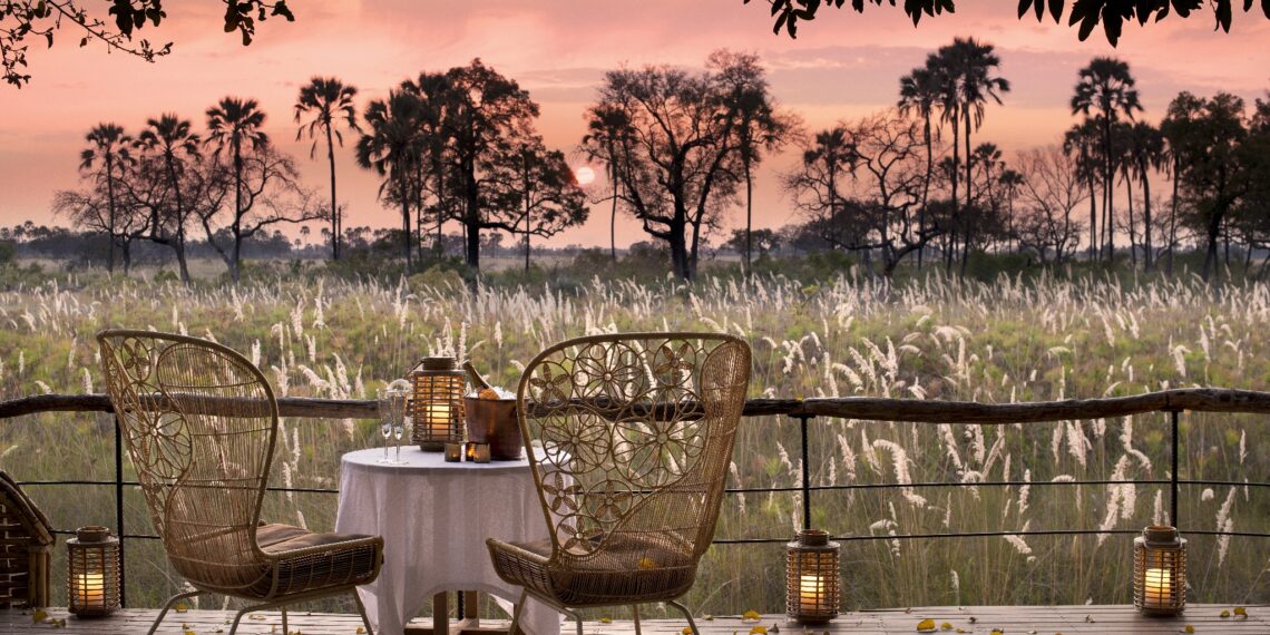 Sandibe Okavango Safari Lodge,Botswana,viewdeck