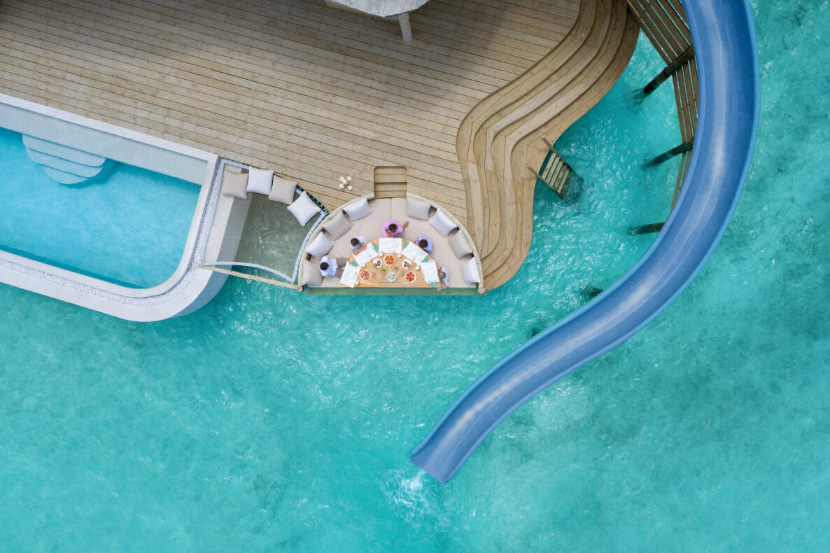 Maldives, Soneva Fushi - 1 Bedroom Water Retreat with Slide