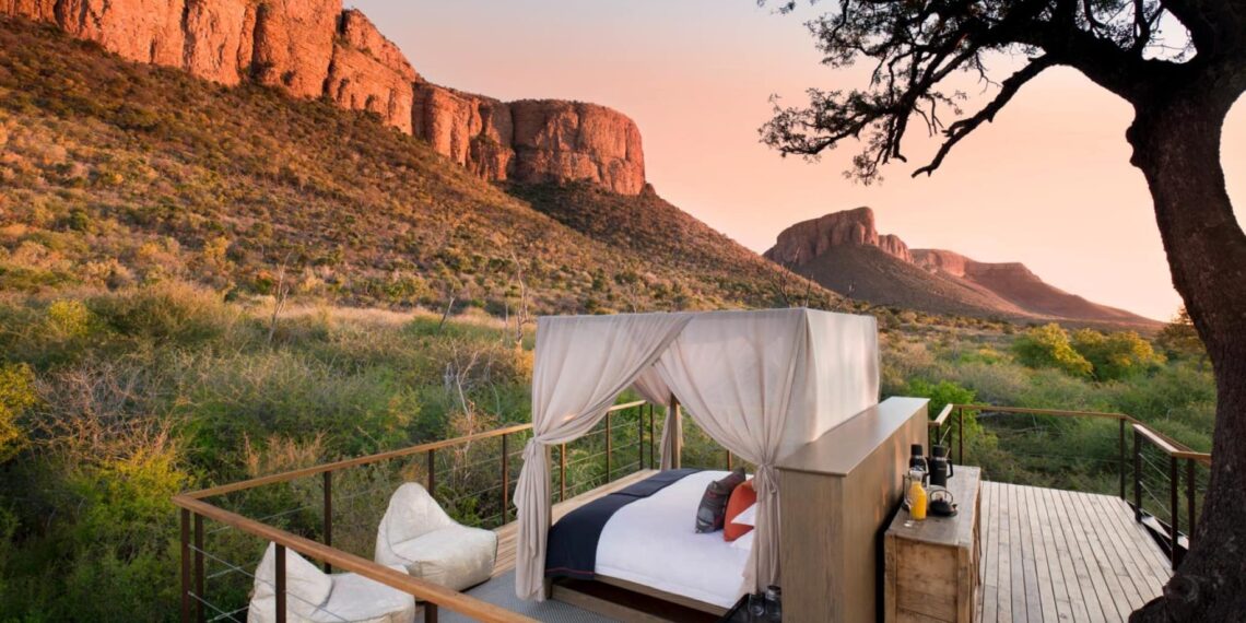 Marataba Luxury Lodges,Zuid-Afrika,Marataba Tree House bed