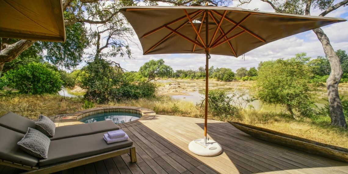 Koro River Camp,Botswana,zwembad