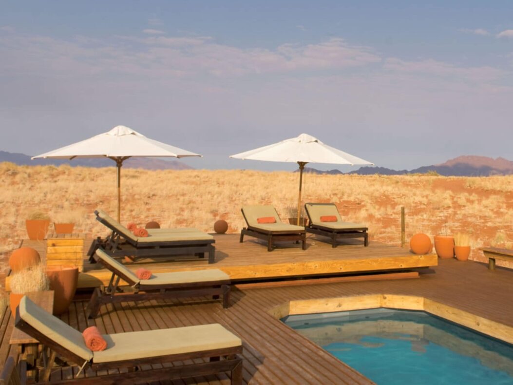 Wolwedans Dunes Lodge,Namibië,zwembad