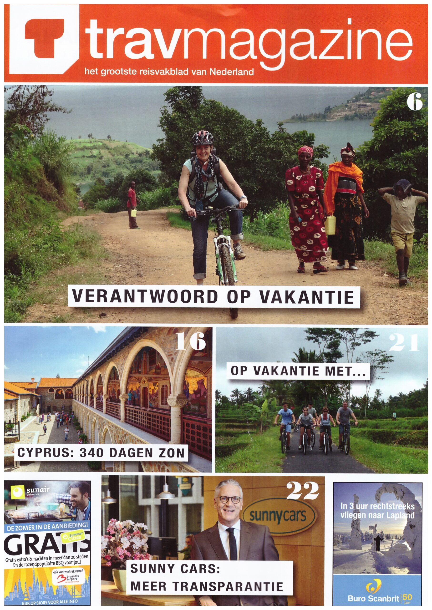 Untamed over car hire in Travmagazine 33