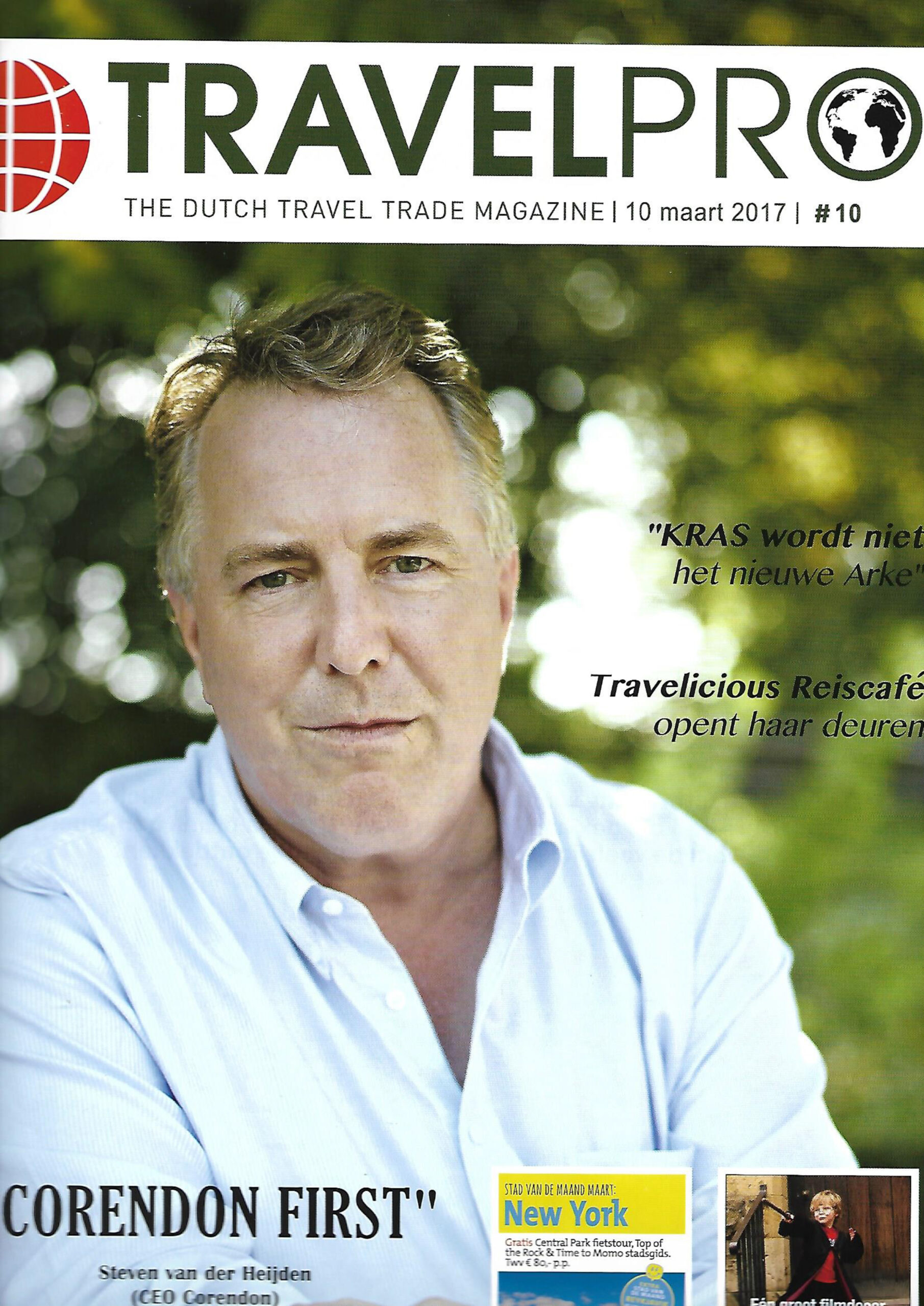 Column about Chile in TravelPro #10