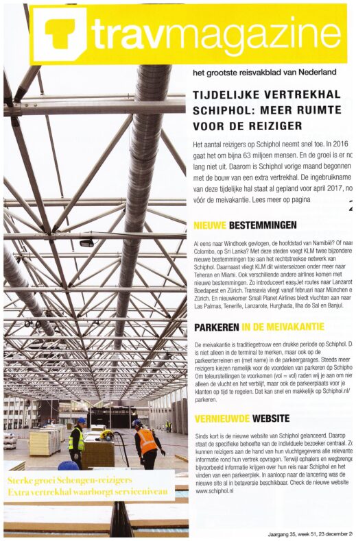 Column over Peru in TravMagazine 44