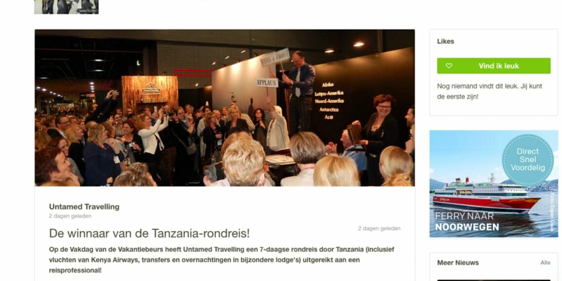 Winnaar rondreis Tanzania Vakdag bekend op Travecademy