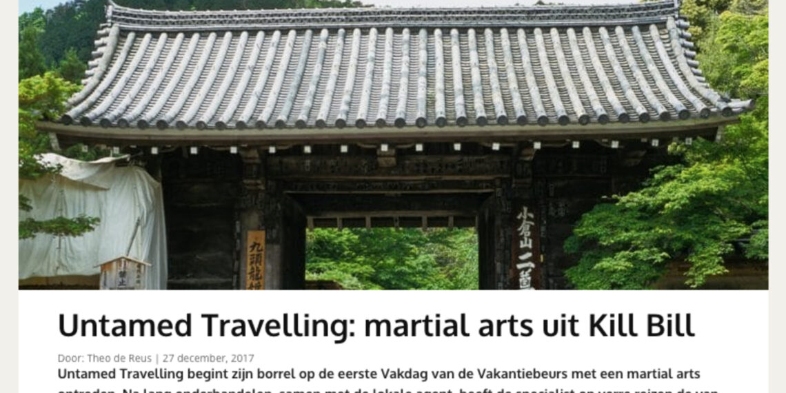 Untamed in nieuwsbrief TravMagazine