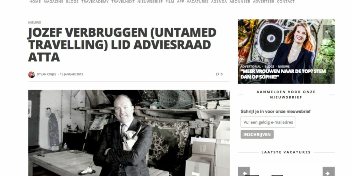 Verbruggen's rol Atta in TravelPro