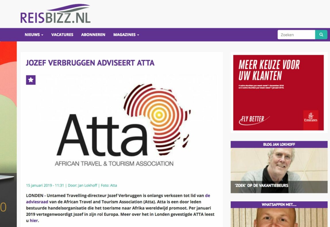 Reisbizz over toevoeging Verbruggen aan adviesraad Atta