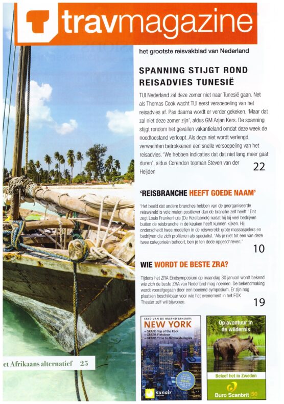 Untamed over de Afrikaanse eilanden in Travmagazine