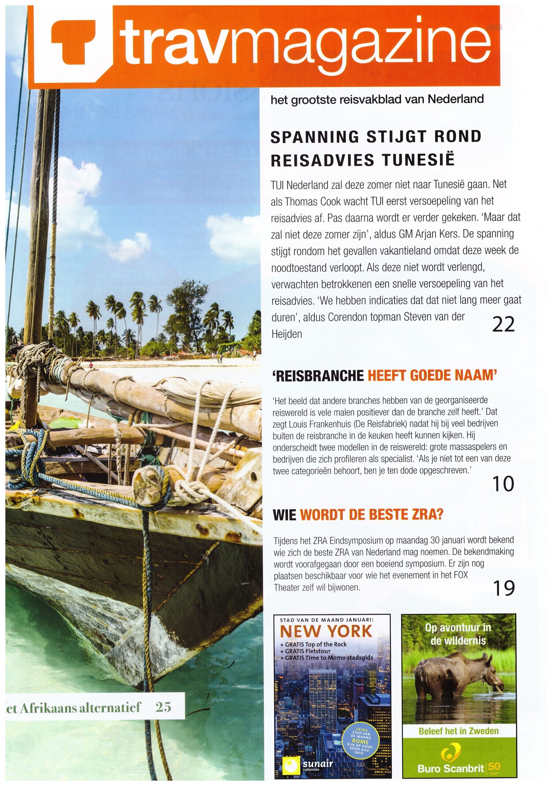 Untamed over the African islands in Travmagazine