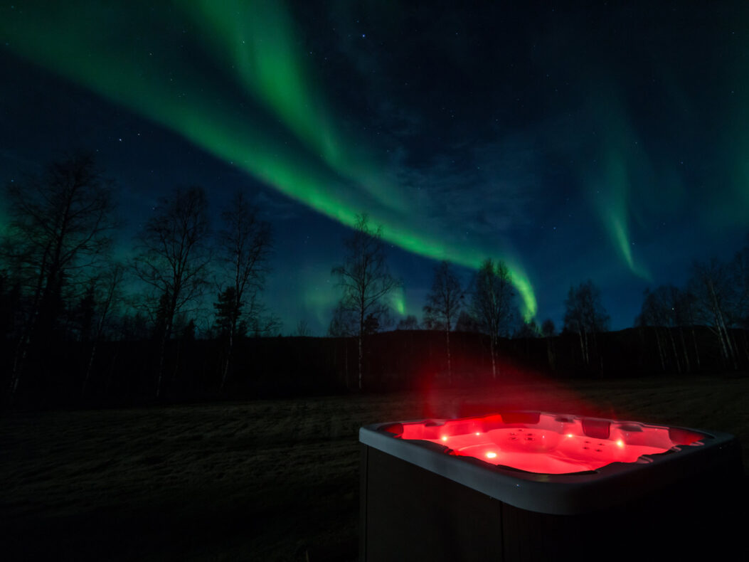 Loggers Lodge, Zweden, jacuzzi