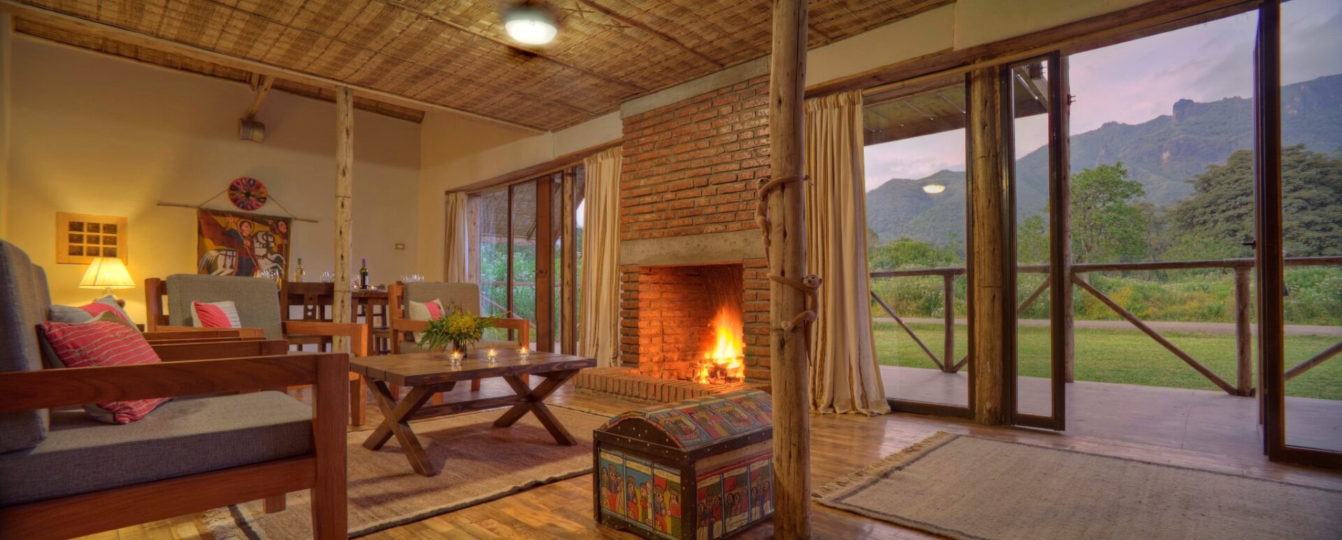 Bale Mountain Lodge,Ethiopië,zitgedeelte