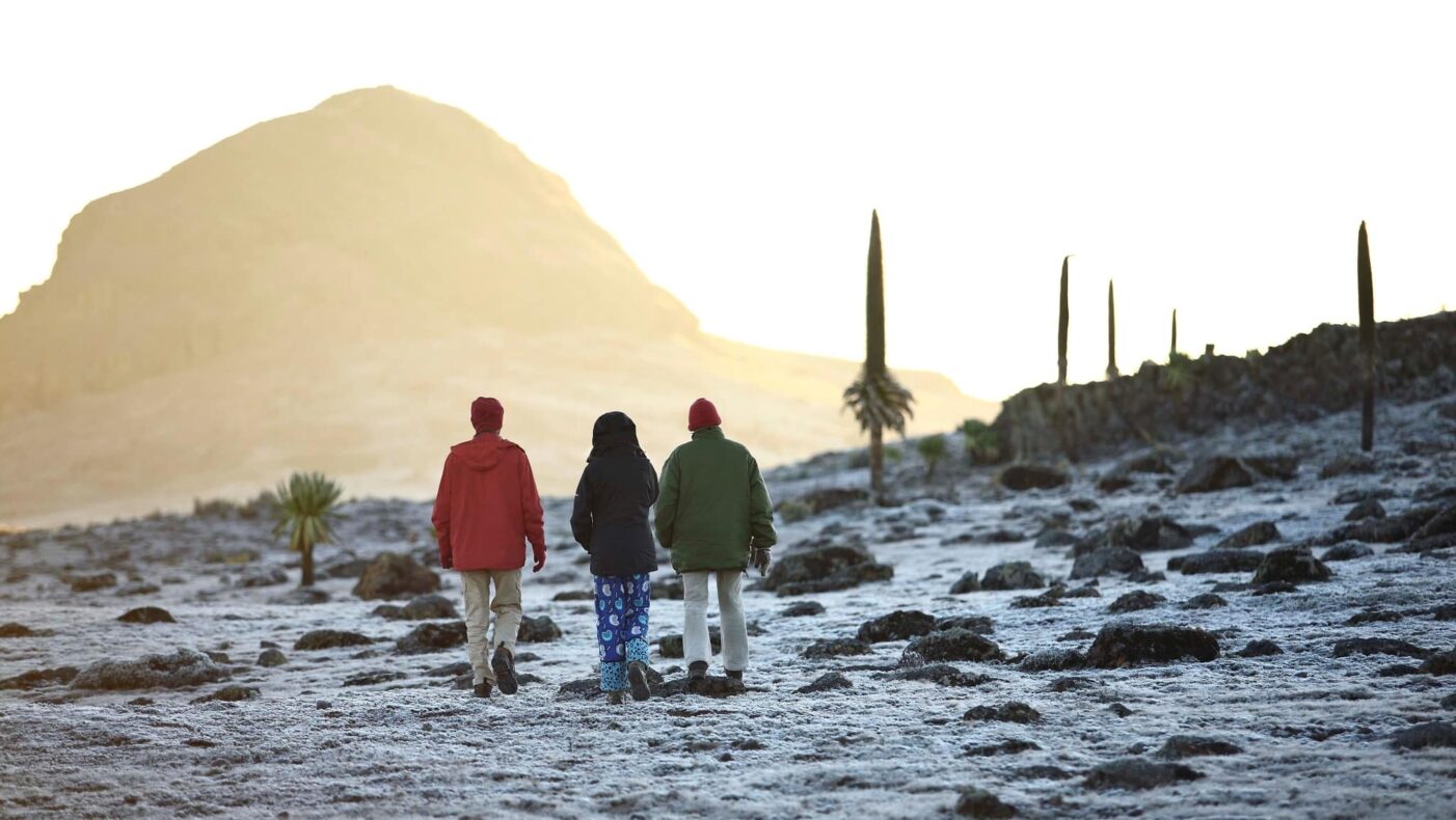 Bale Mountain Lodge,Ethiopië,wandeling