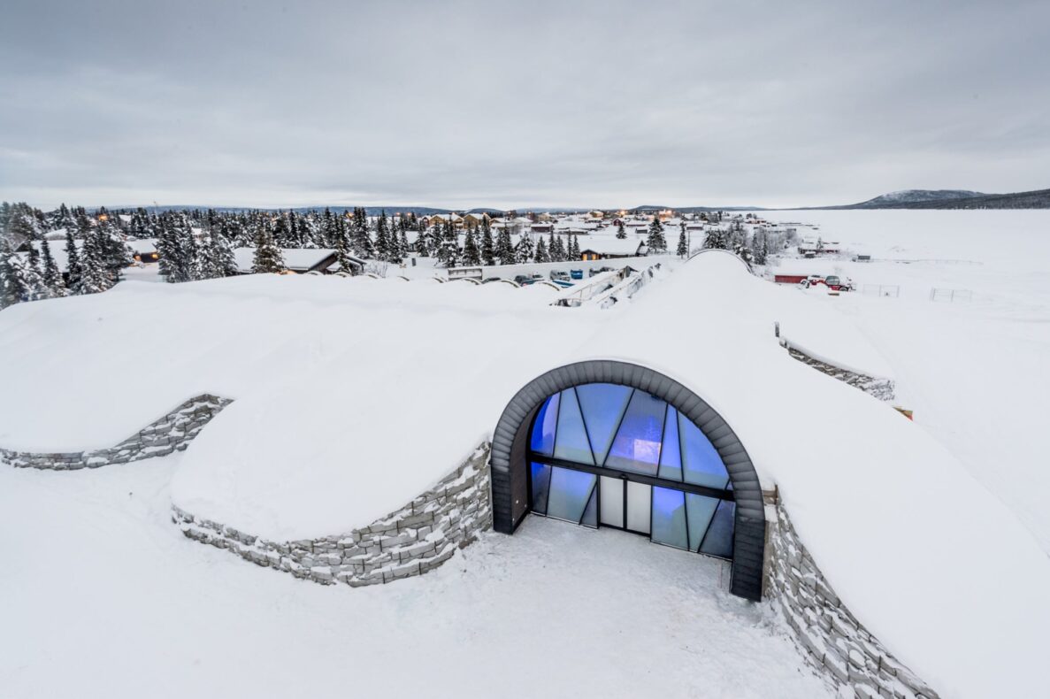 Icehotel, Zweden, entree