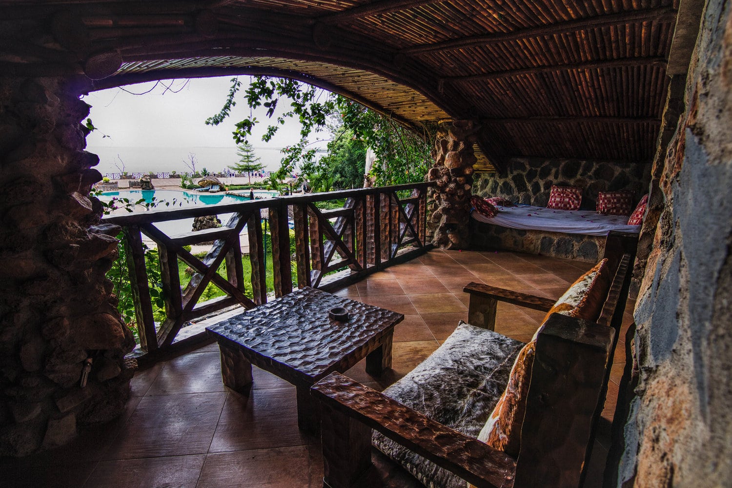 Kuriftu Resort and Spa, Ethiopie, Balkon