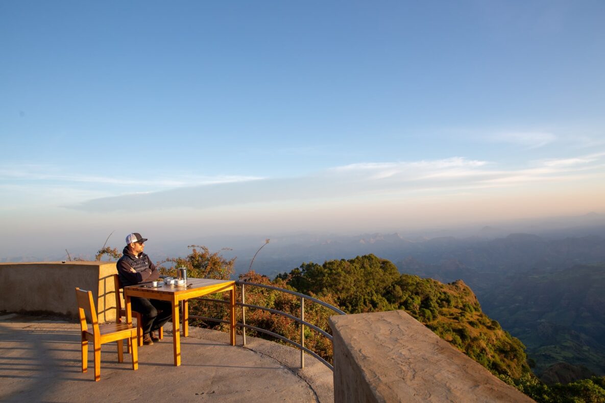 Limalimo Lodge,Ethiopië,uitzicht