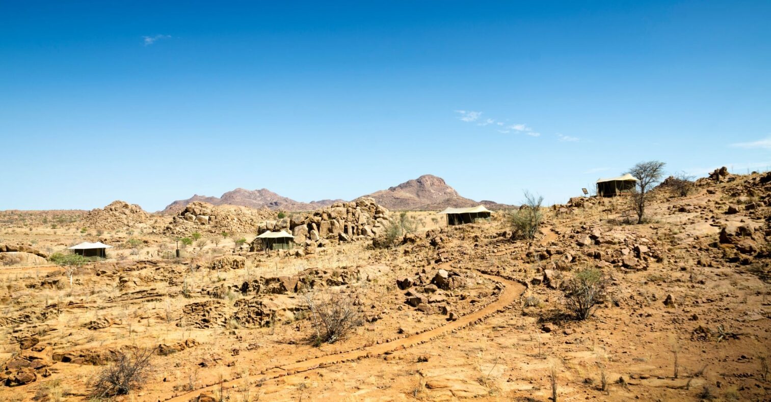 Ozondjou Trails Camp,Namibië,buitenaanzicht