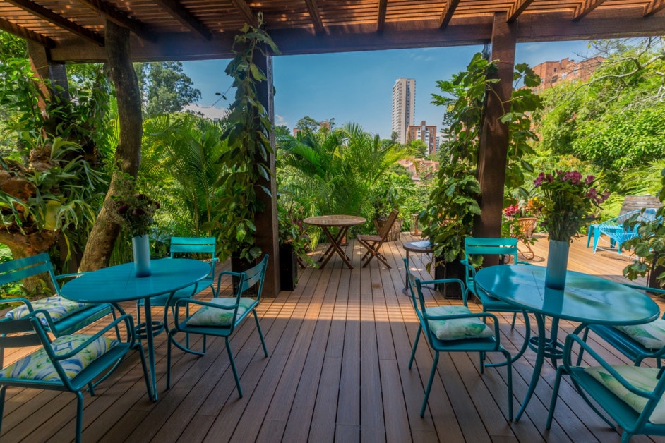 Patio del Mundo, Colombia, terrace