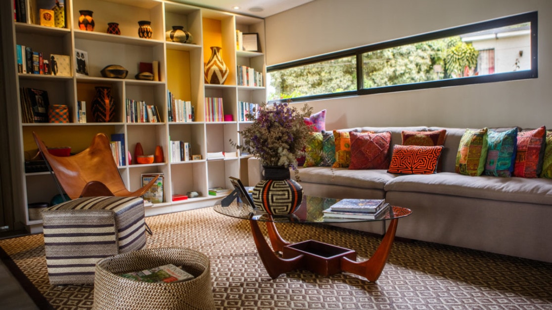 Patio del Mundo, Colombia, sitting area