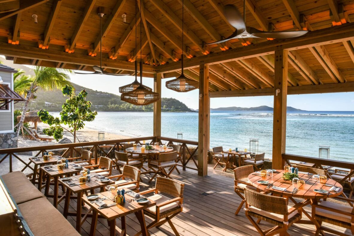 Rosewood Little Bay,British Virgin Islands,Reef house restaurant