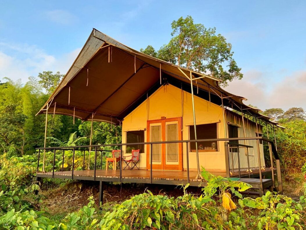 Scalesia Lodge, Galapagos,tent