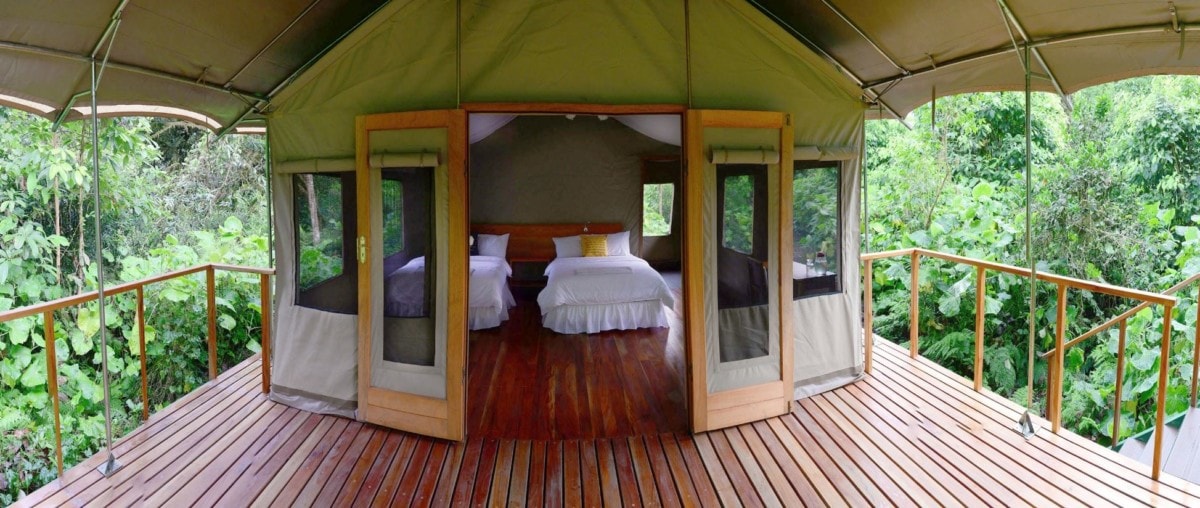 Scalesia Lodge, Galapagos,exterior tent