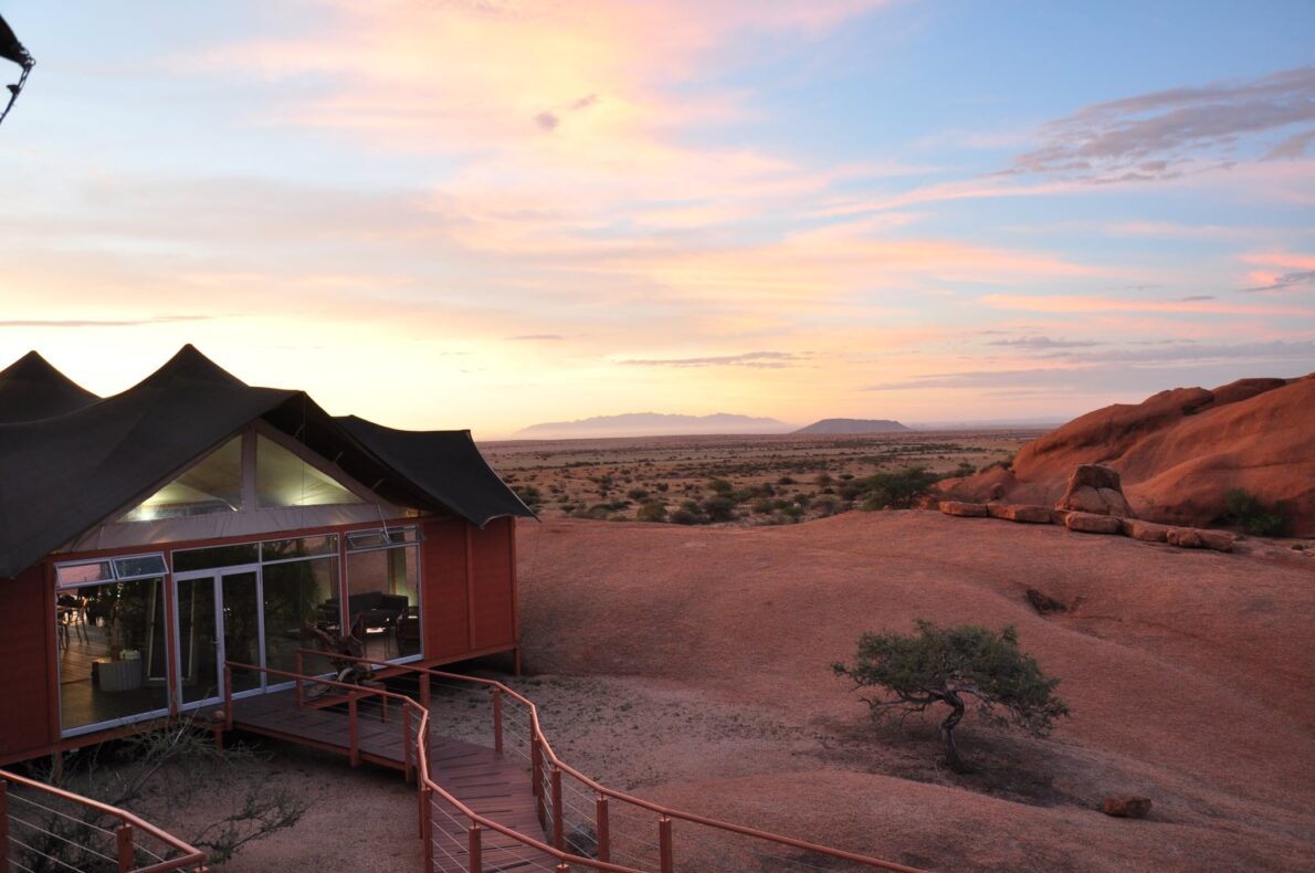 Spitzkoppen Lodge,Namibië,hoofdgebouw