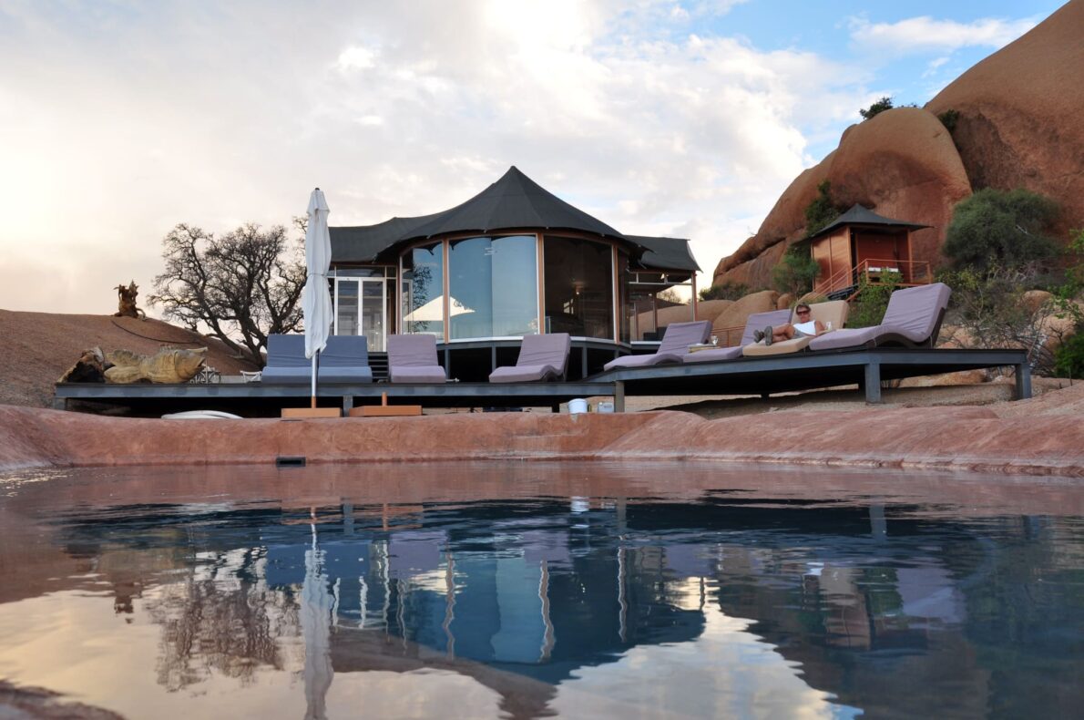 Spitzkoppen Lodge,Namibië,zwembad