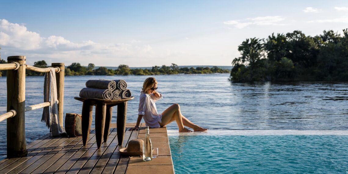 Sussi & Chuma,Zambia,zwembad