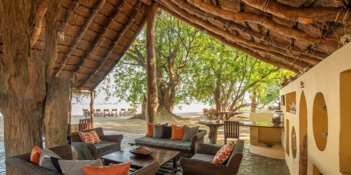 Tafika Camp, Zambia, loungen