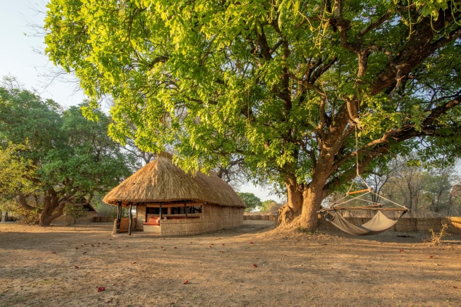 Tafika Camp, Zambia, outside chalet