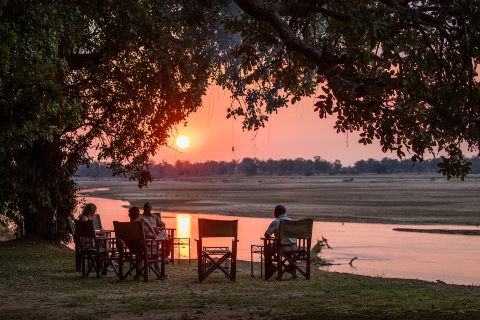 Tafika Camp,Zambia,sunset