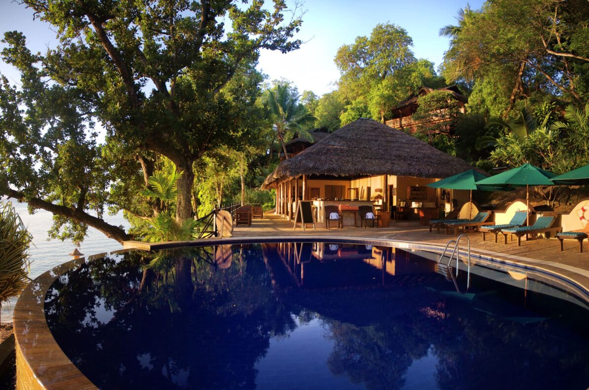 Cerf Island Resort, Seychellen, Zwembad