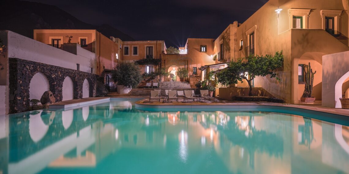 Hotel Signum, Salina, Eolische eilanden, Italie, zwembad