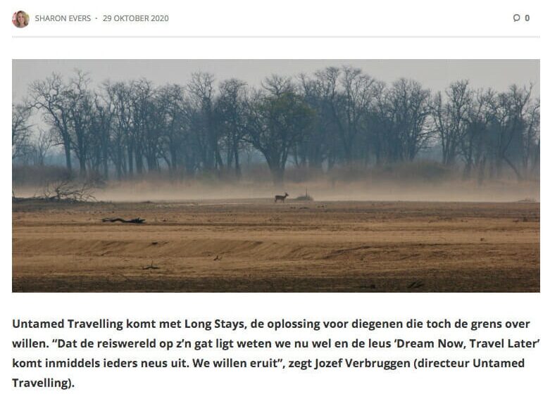 In de media - Long Stays in Travel Pro