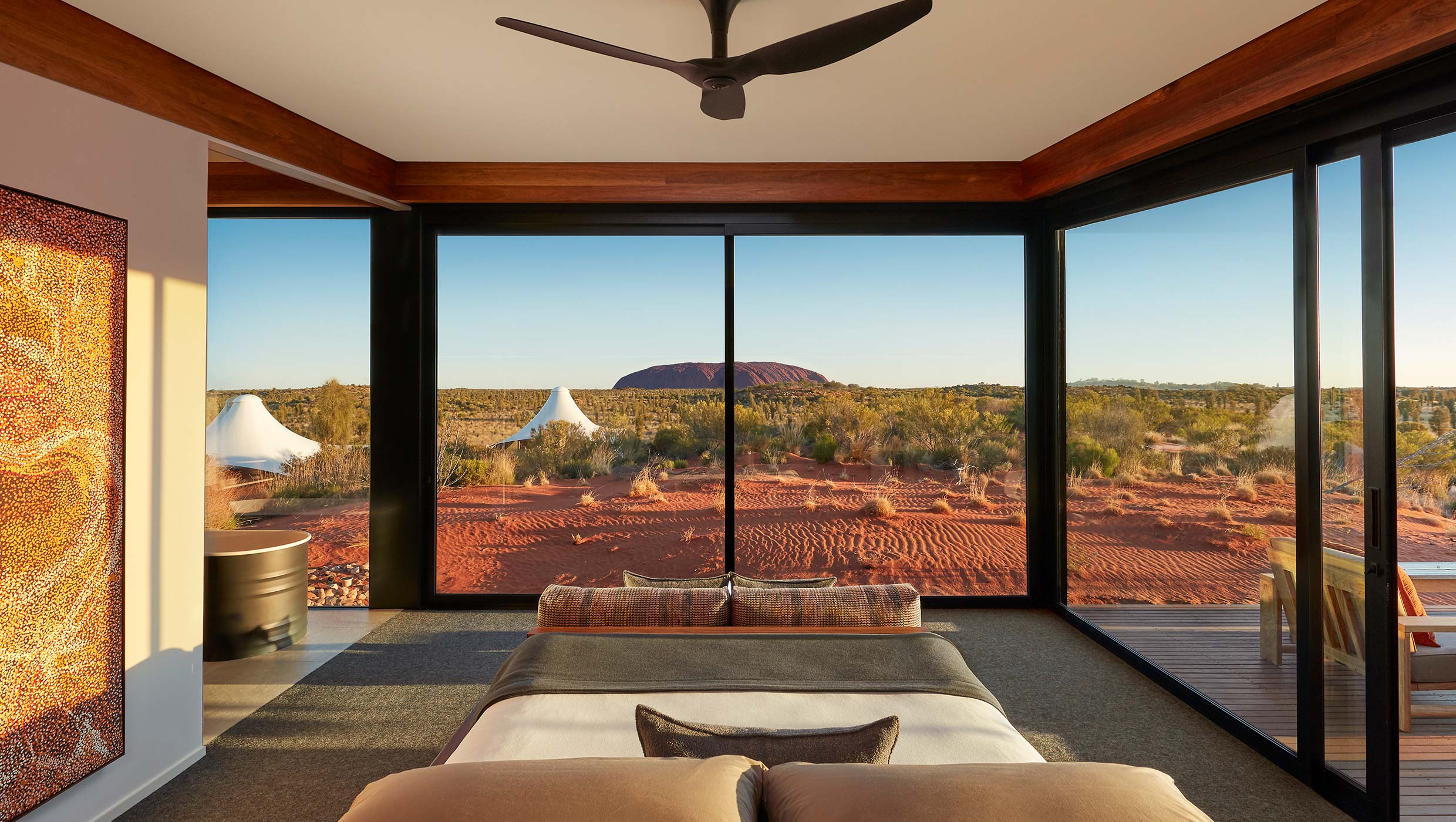 Longitude 131,Australie,slapen met uitzicht