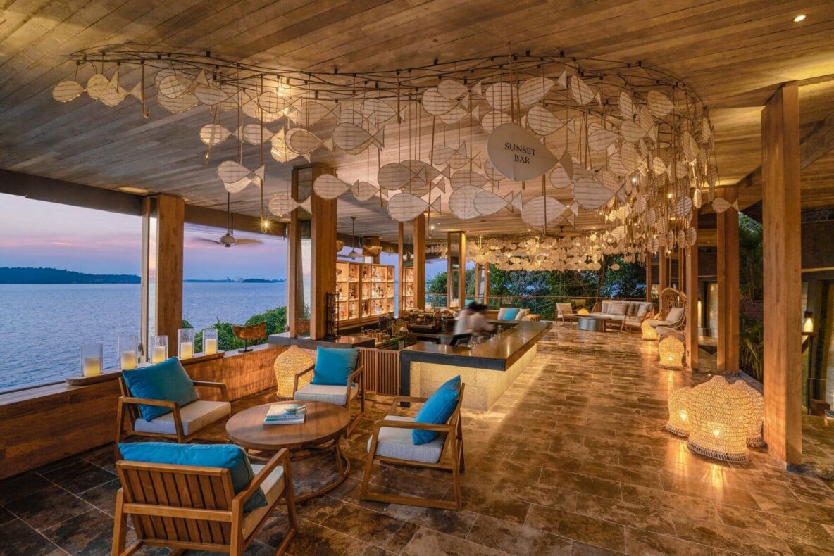Six Senses Krabey Island, Cambodja, dining