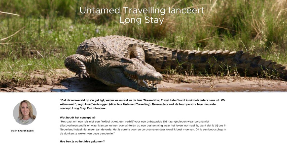 In de media - Untamed Long Stays in Travel Pro 46