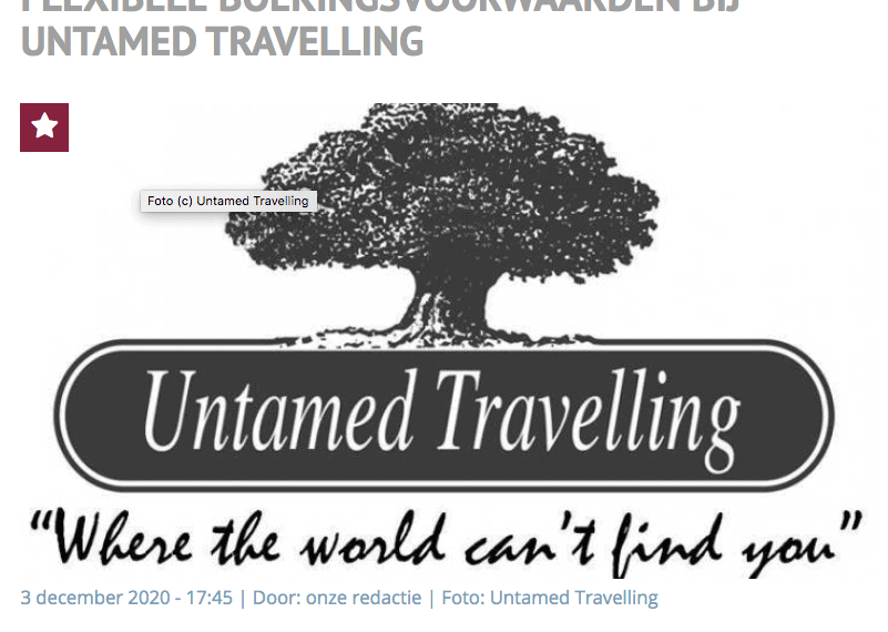 In de media - Flexibele voorwaarden in Reisbizz