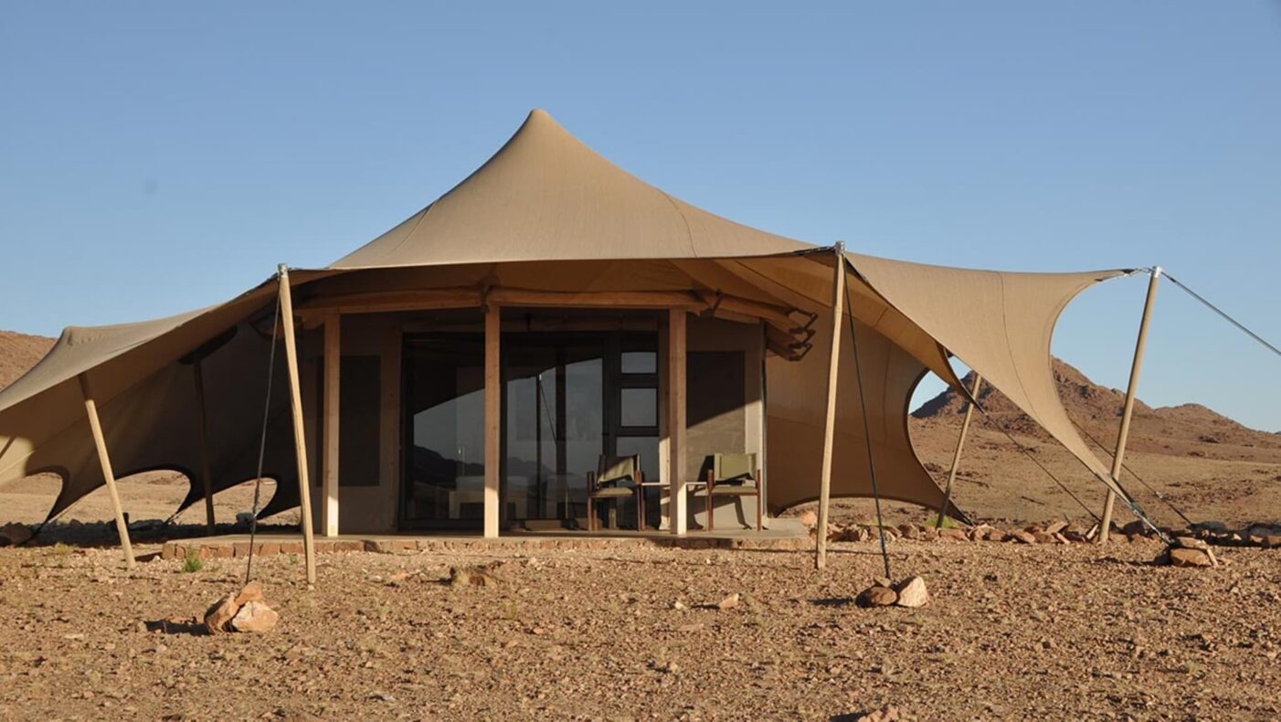 Tented Camps,Namibië.Desert Hills Camp tent