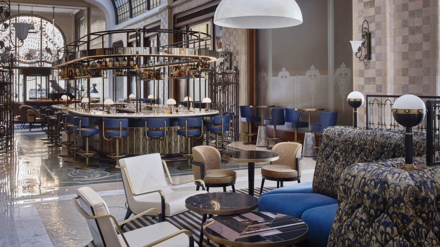 Four Seasons Hotel Gresham Palace Boedapest, Boedapest, Hongarije, bar