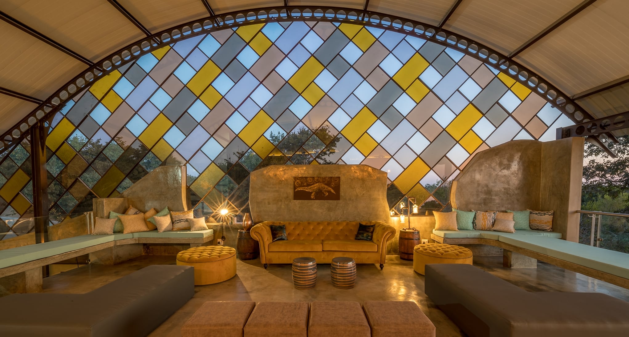 Pangolin Chobe Hotel, Botswana, lounging