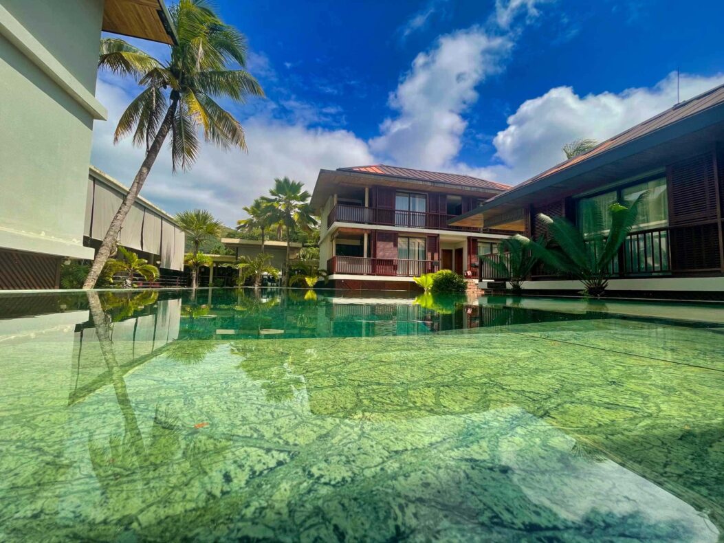 Dhevatara Beach Hotel,Seychellen,hotel met zwembad