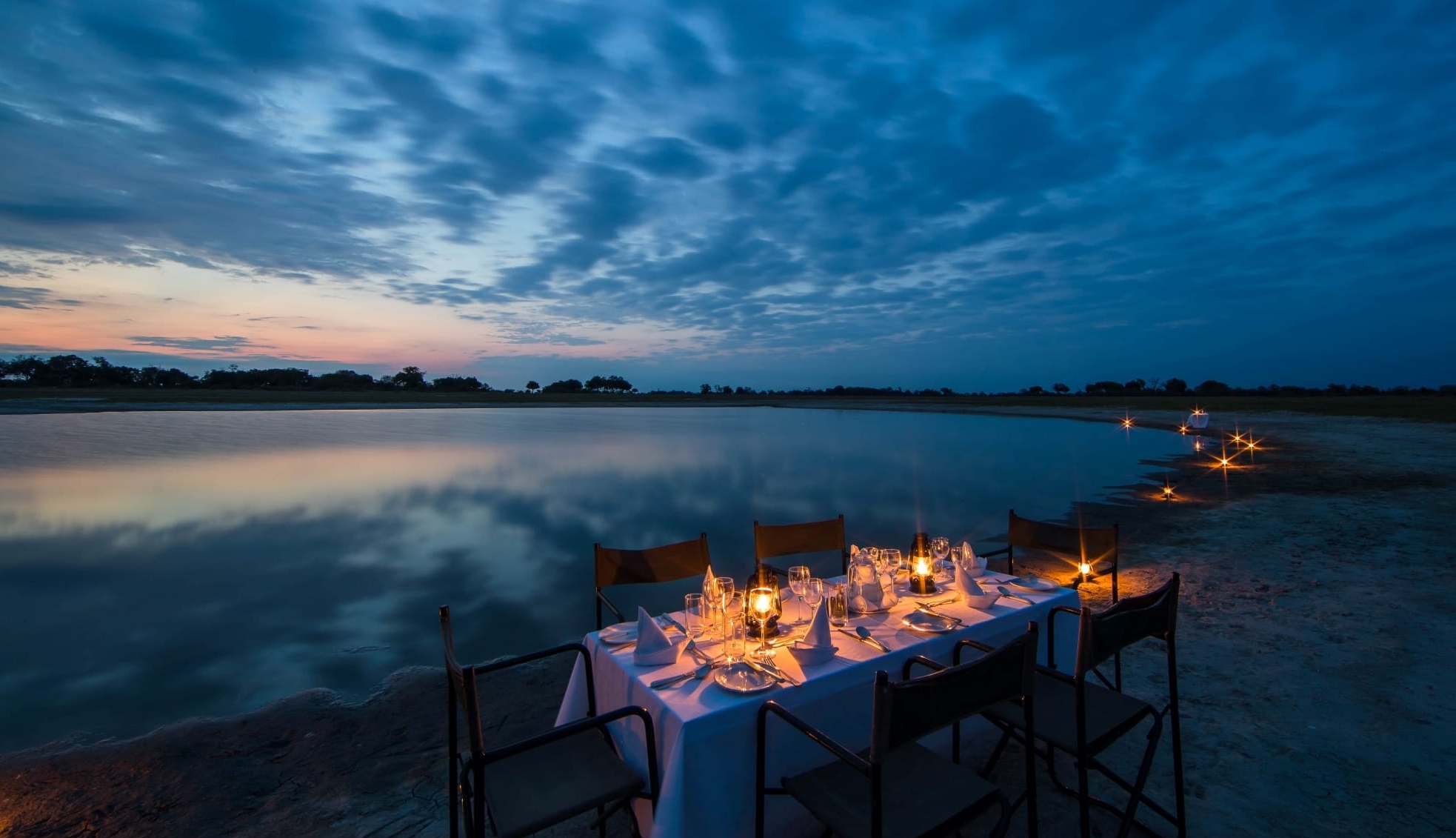 Footsteps Camp, Botswana, bushdinner