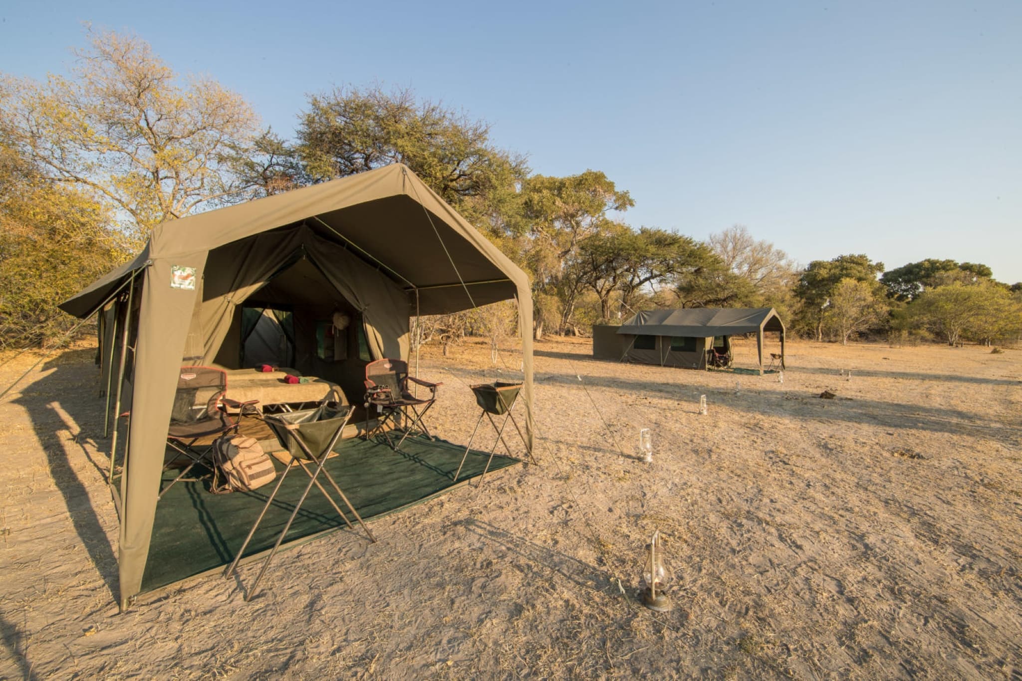 Letaka Mobile Camp, Botswana, tent, exterior