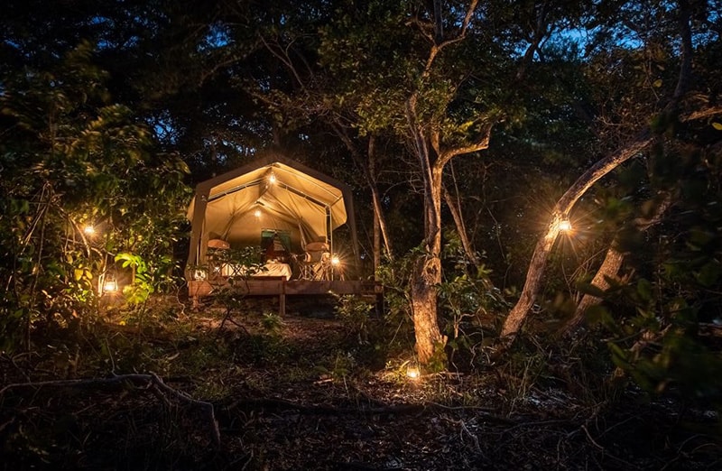 Louri River Camp, exterior, Loango National Park, Gabon