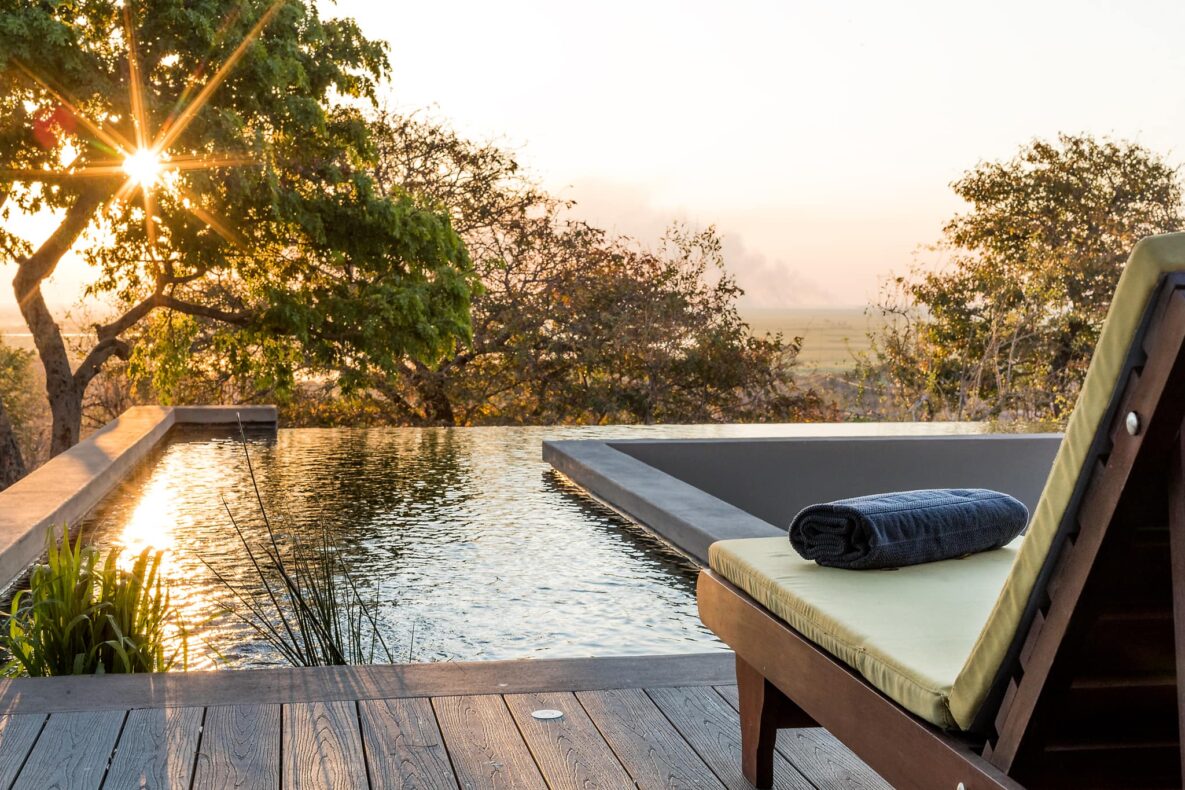 Pangolin Chobe Hotel, Botswana, swimming pool