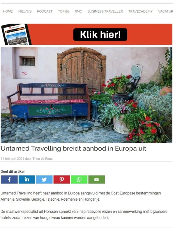 In de media - TravMag